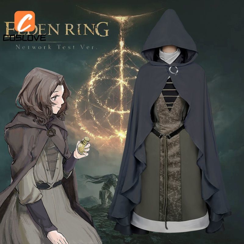 Anime Trò Chơi Elden Nhẫn Melina Cosplay Quần Áo Trọn Bộ Trang Phục Trang Phục Cho Người Phụ Nữ Phù Thủy Đầm Cosplay Đảng Hiệu Suất