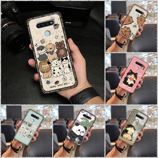 Ốp Điện Thoại Bền Chống Bụi Bẩn Cho LG Q51 Động Vật Hoạt Hình Dễ Thương TPU Mềm Ốp Lưng Chống Va Đập Chống Bụi Thiết Kế Thời Trang Bảo Vệ Túi Điện Thoại Bọc Toàn Bộ Graffiti Chống Sốc