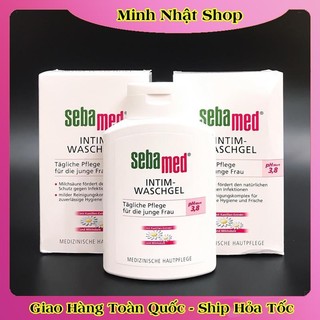 Dung dịch vệ sinh phụ nữ SEBAMED pH3.8 200ml làm sạch nhẹ nhàng an toàn chính hãng - Hàng nội địa Đức