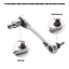 Exhila Hai Hướng Ratcheting Bộ 72 Răng Hai Đầu Chống Rỉ Sét Mạ Điện Bộ Dụng Cụ Nhanh Không Gian Chặt
