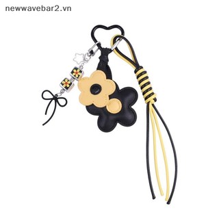 [Mới] Ins Style Dễ Thương Thời Trang Da Hoa Móc Khóa Dây Sáng Tạo Móc Khóa Cho Bé Gái Túi Mặt Dây Chuyền.