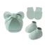 COO 3 Trong 1 Mũ Sơ Sinh Găng Tay Chân Bộ Mềm Mại Thoáng Khí Cotton Chống Trầy Xước Găng Tay Cho Bé 0 Đến 6 Tháng