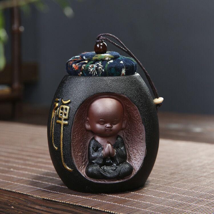 Trà Pet Little Monk Stoneware Đất Sét Tím Độc Đá Có Thể Nâng Cao Trà Pu 'er Nhỏ Trà Đen 5.30 Sáu Quý Ông Boutique Kín Có Thể
