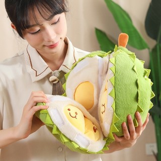 Đồ chơi sang trọng hình trái cây sầu riêng sáng tạo có thể tháo rời 35cm Đồ chơi giải nén Đồ chơi nhồi bông mềm Quà tặng cho trẻ em