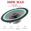 TAYO 2 Chiếc 6.5 Inch 200W HiFi Đồng Trục Loa Cửa Xe Tự Động Âm Nhạc Âm Thanh Stereo Toàn Dải Tần Số Loa dành Cho Xe Ô T
