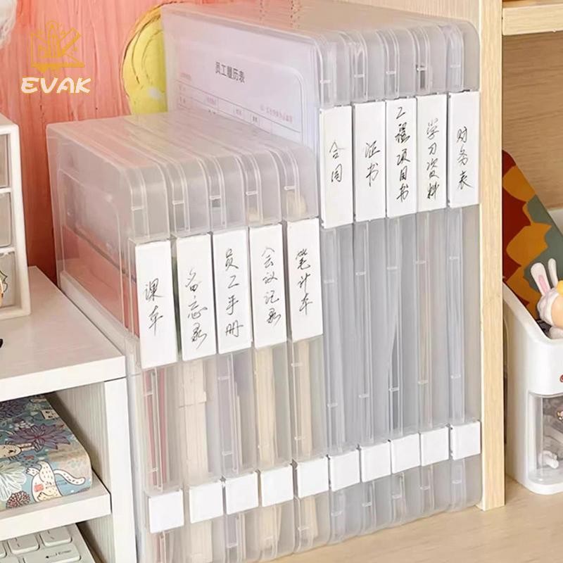 Alittlesetrtu A4 Hộp Bảo Quản Tài Liệu Chống Thấm Nước Chống Bụi Giấy Chứng Nhận Tốt Nghiệp Thông Tin Trong Suốt Khóa Đôi Hộp Đựng Nhựa VN