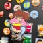 Anime Crayon Shin-chan Móc Chìa Khóa Túi Dễ Thương Mặt Dây Chuyền Acrylic Cặp Đôi Móc Khóa Phụ Kiện