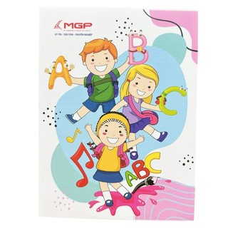 Set 5 quyển tập MGP 96 trang 4 ô li [ màu sắc, mẫu ngẫu nhiên] - Giấy dày dặn không thấm mực