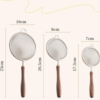 MIKYCO Matcha Sifter, Bộ lọc lưới mịn lưới rất mịn bằng thép không gỉ, Máy lọc thực phẩm nhỏ chống rỉ di động Dễ dàng làm sạch cho nhà bếp