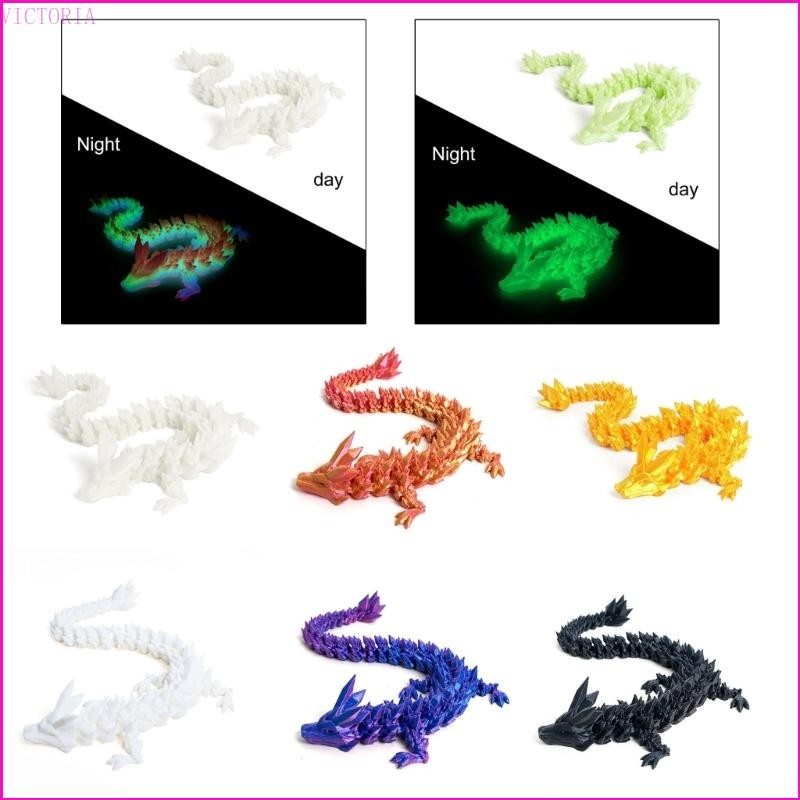 VIC In Hình Mô Hình Rồng Tượng Độc Đáo Màu Sắc Tươi Sáng Đồ Chơi Hiển Thị Hình Hành Động