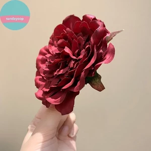 Sund Mới Bohemia Lớn Hoa Mẫu Đơn Vintage Bên Barrettes Kẹp Tóc Hairgrip Dành Cho Nữ Phụ Kiện Tóc Thời Trang Đi Biển Mũ VN