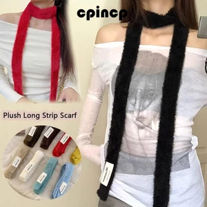 Khăn quàng cổ nữ CPINCP Y2K phong cách Hàn Quốc màu trơn mềm mại ấm áp Mohair