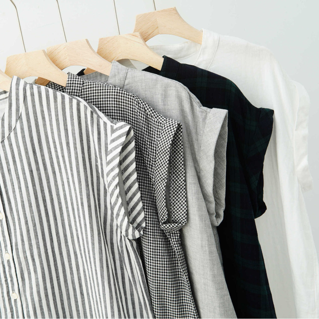 Áo Sơ Mi Nữ Cotton Mềm, Tay Ngắn Không Tay, Thanh Lịch Nhật Bản, Botton Xuống, Siêu Thoáng Khí