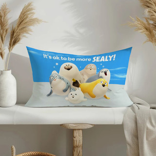 Sealook Vỏ gối Polyester in một mặt Vỏ gối hình chữ nhật Vỏ gối ô tô Trang trí nhà cửa (không có lõi)
