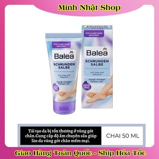 Bộ Kem dưỡng nứt gót chân, chà gót chân Balea Đức -Nội địa Đức Đủ Bill