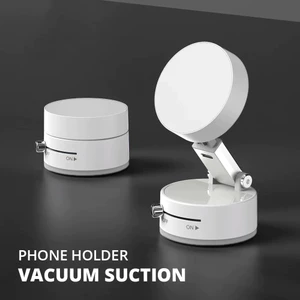 Chân không hút từ tính Giá đỡ điện thoại có thể gập lại Giá đỡ điện thoại từ tính cho ô tô / phòng tập thể dục / Gương / Mịn Tương thích với IPhone / Android