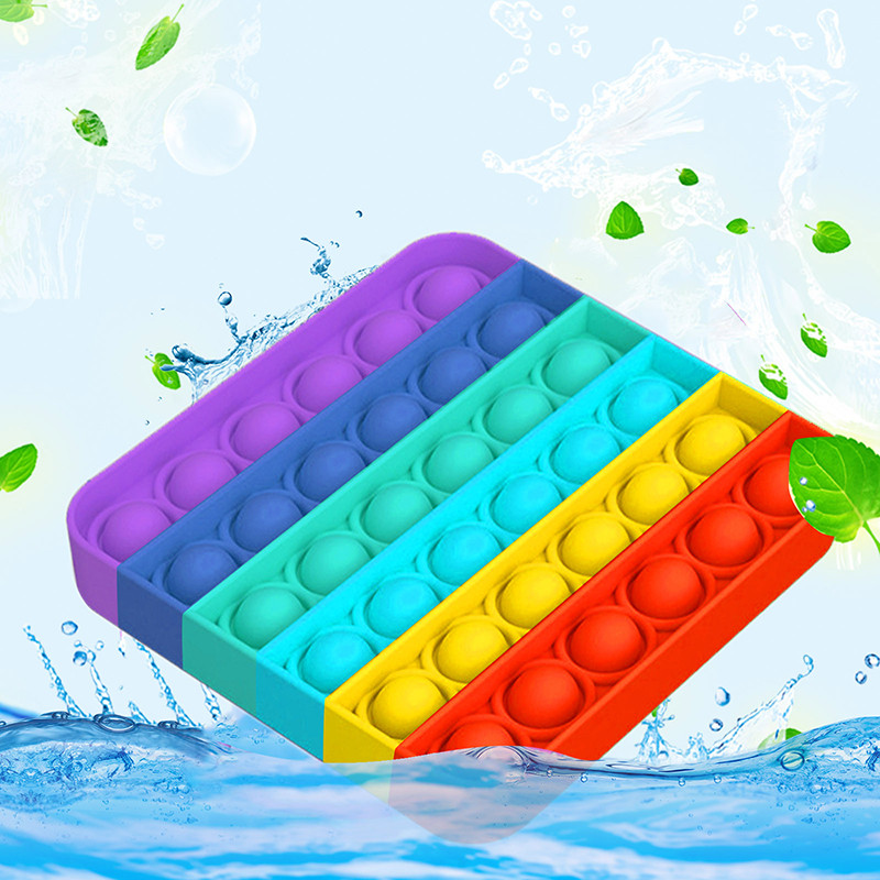 Đồ chơi cảm giác chống lo âu nhỏ gọn bằng silicon vui nhộn Thích hợp cho trung tâm giáo dục sớm