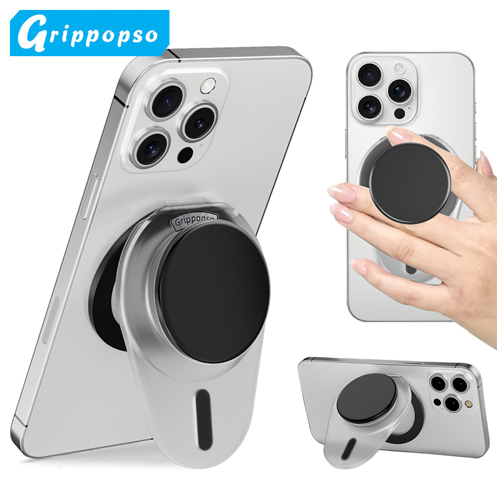 Grippopso Đa Năng Cho Điện Thoại Cầm Ổ Cắm Mới Có Thể Điều Chỉnh Chân Đế Với 3000G Silicon Mềm Từ Tính Cầm Cho IPhone Accesso