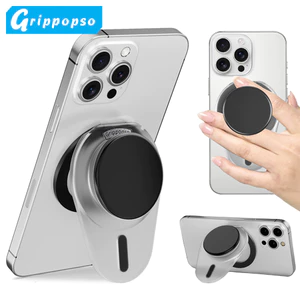 Grippopso Đa Năng Cho Điện Thoại Cầm Ổ Cắm Mới Có Thể Điều Chỉnh Chân Đế Với 3000G Silicon Mềm Từ Tính Cầm Cho IPhone Accesso