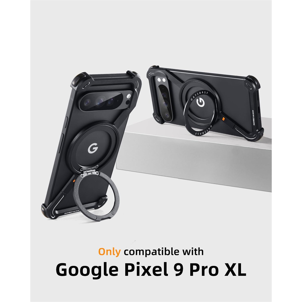 Dành Cho Google Pixel 10 9 Pro XL 9 Pro Z Hình Khung Kim Loại Giá Đỡ Từ Tính Vỏ Điện Thoại Hợp Kim Nhôm Không Khung Chống Sốc