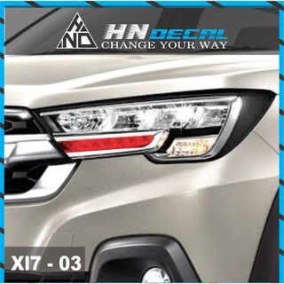Decal dán mí đèn xe ô tô SUZUKI XL7 nhiều màu sắc lựa chọn ( 1 cặp )