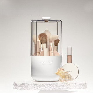 Hộp lưu trữ bàn trang điểm, giá đựng cọ trang điểm - 10