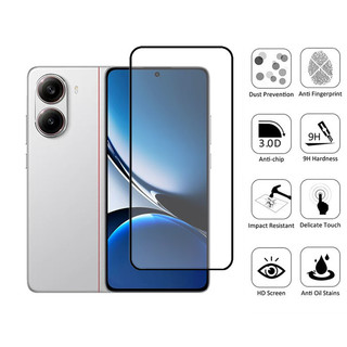 Bảo vệ màn hình kính cường lực 2 trong 1 POCO X7 Pro cho Xiaomi POCO X6 M6 Pro 4G 5G Phim bảo vệ kính & Phim ống kính máy ảnh