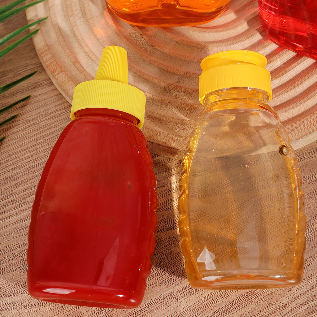 10 Chiếc Bình Bóp Không Chứa BPA Được Chứng Nhận An Toàn Thực Phẩm - 2X Mũ Vệ Sinh Cho Gia Vị Dạng Lỏng, Thiết Kế Chống Rò Rỉ 360ml Có Miếng Dán An Ninh Lá