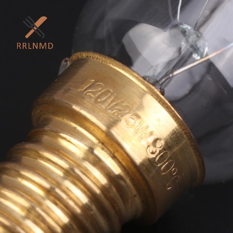 RRLNMD Bóng Đèn Nhiệt Độ Cao 120 / 220V 15W 25W E14 300 Độ T22 Lò Vi Sóng Bóng Đèn Hấp Bóng Đèn Muối Bóng Đèn MỚI