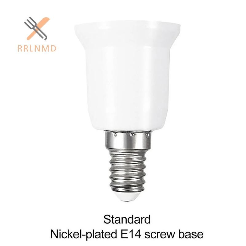 RRLNMD E14 Sang E27 Adapter Ổ Cắm Chuyển Đổi Nhựa Chống Cháy Bộ Chuyển Đổi Chất Liệu Chất Lượng Cao Ổ Cắm Bóng Đèn Adapter Giá Đỡ Đèn MỚI