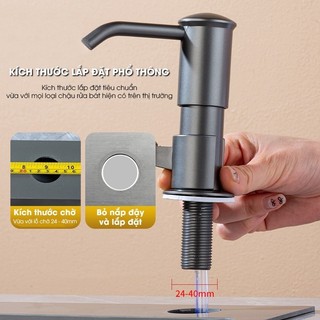 (MỚI) Bộ Vòi Bơm Hút Nước Rửa Chén Kèm Giá Đựng Đồ Rửa Bát Với Ống Dẫn Silicon 120cm Tiện Dụng
