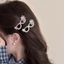 Sáng tạo và dễ thương KT mèo kính mỏ vịt kẹp cô gái ngọt ngào bangs và tóc gãy bên kẹp tóc hoạt hình kẹp tóc