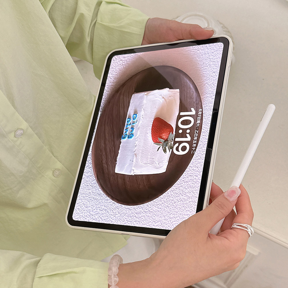Vỏ cứng Acrylic Blue Wave Point Cover cho Mini6 Mini7 A17Pro IPad 5 6 7 8 9 10 11 A16 Air 2 3 4 5 6 Air 11 M2 Pro10.5 10.2 "Pro11 2018 2020 2021 2022 M4 Pro13 2024 2025
