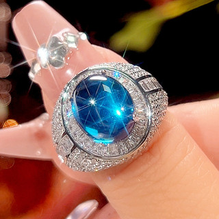 Châu Âu Mỹ ins Phong Cách Mới Đính Kim Cương Mô Phỏng Vòng Cột Sống Xanh Nữ Đá Chính 10 * 12