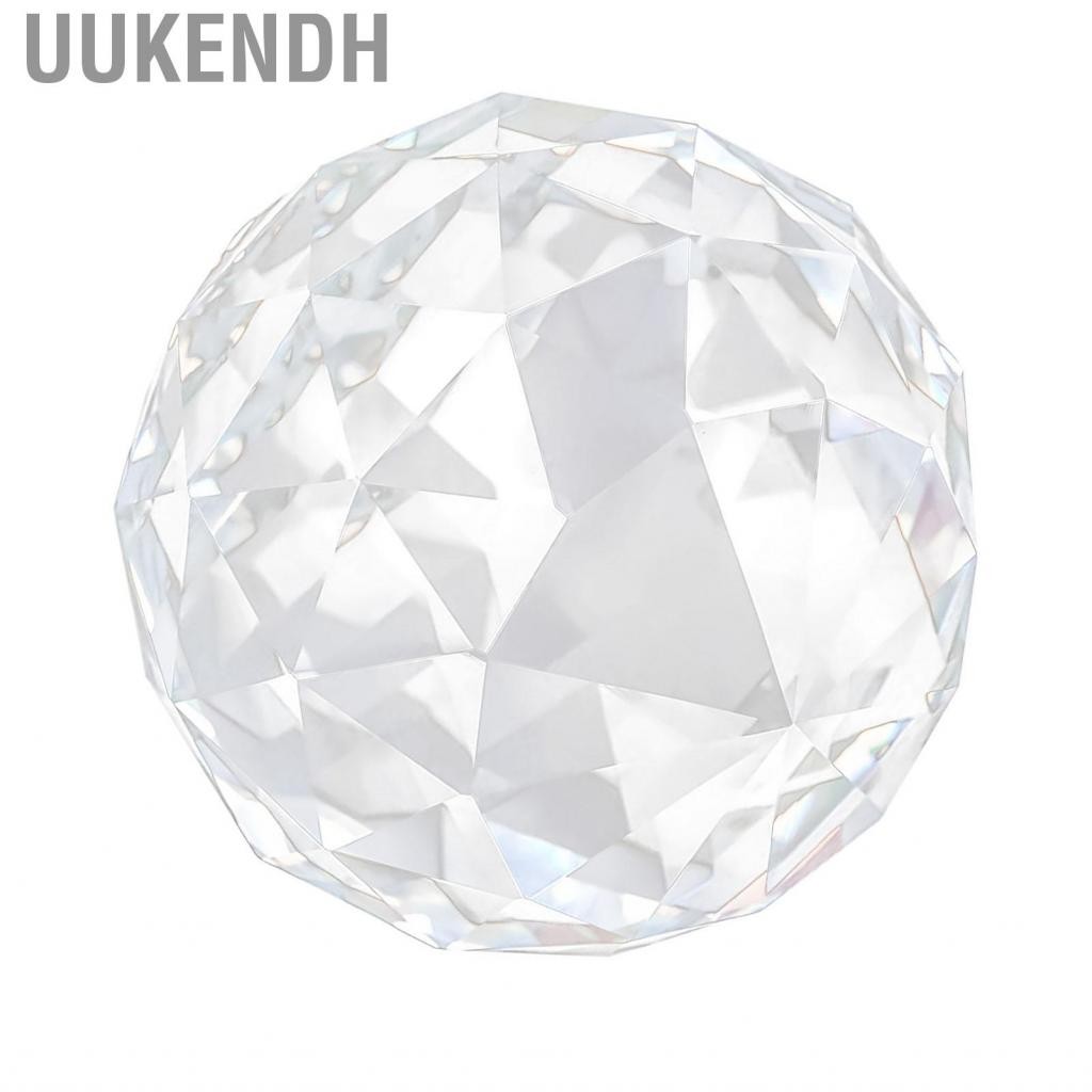 Uukendh Uukendh-vn Clear Cry Crystal Glass Ball 60/80mm mờ mặt hình cầu hình cầu hình cầu Suncatcher Trang trí khách sạn Trang trí phần cứng phần cứng (60mm/2.36in)