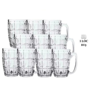 [ COMBO 5/10 LY ] Ly Bia Nhựa Mica Giả Thủy Tinh Uống Nước Ngọt, Bia, Quán Bar