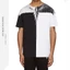 Áo Thun Burlong Đen Trắng Phối Nửa Thân KCloset Áo Phông Cotton Dày Dặn Dáng Rộng Nam Nữ NA920