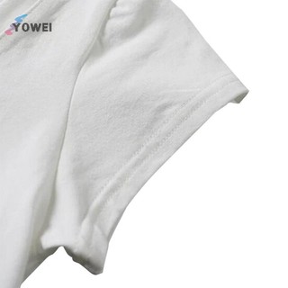 YOWEI Nữ In Chữ Tay Ngắn Yes Daddy Tay Ngắn Crop Running Áo VN