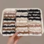 【Phụ Kiện Tóc】Set 8 Dây Buộc Tóc Scrunchie Đẹp Thời Trang Hàn Quốc