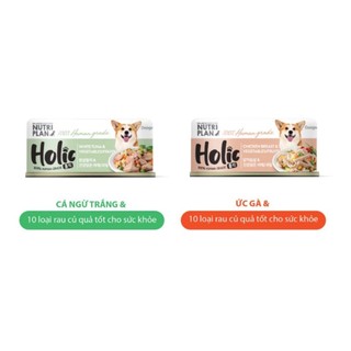Pate Cho Chó Nutri Plan Holic Hàn Quốc Lon 85g/ chứa 200 triệu lợi khuẩn