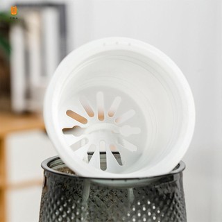 Chậu hoa thủy canh trong suốt Tinh tế Nhà hiện đại Chậu hoa tự tưới nước cho căn hộ gia đình Trang trí văn phòng