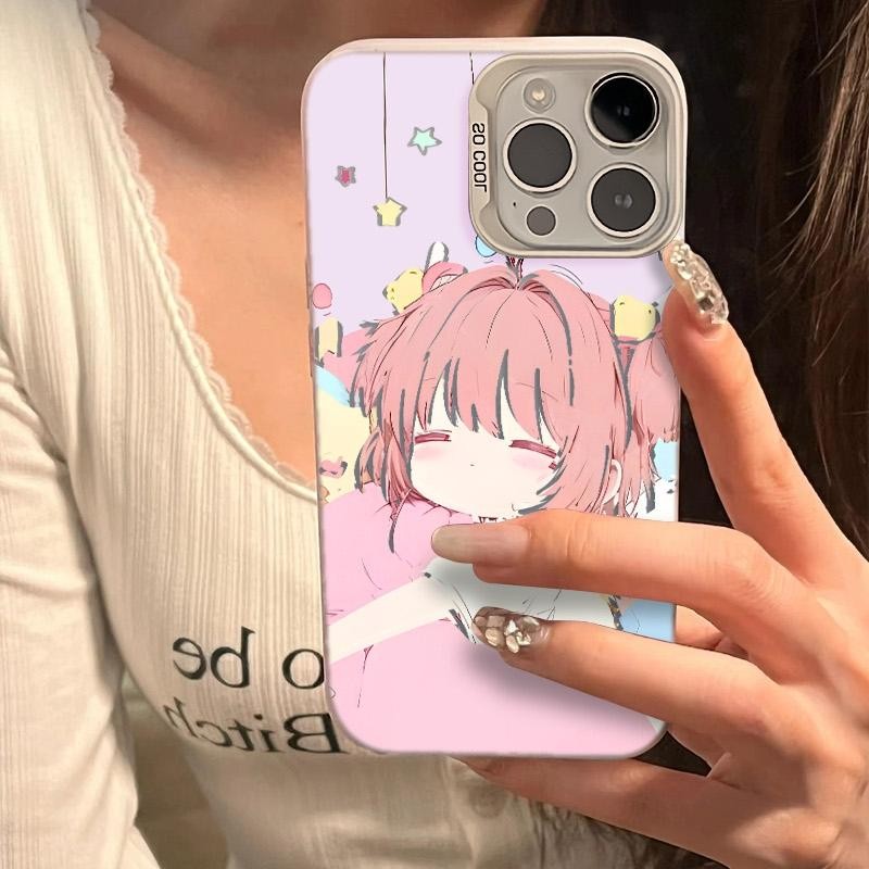 Ốp Lưng iPhone Họa Tiết Sakura (Cardcaptor) Công Nghệ IMD Chống Trầy Xước | Tương Thích iPhone 16/15/14/13/12/11 Pro Max
