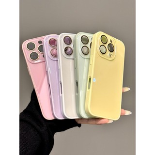 Fresh Mambo Green Full Coverage Lens Vỏ điện thoại di động Áp dụng iPhone16 15 14 13 12 11 Pro Max Bảo vệ Camera chống sốc Ốp lưng cứng chống rơi