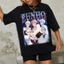 YB1 Retro Eunho Plave Áo thun Plave 2nd Mini Album Asterum 134-1 Wave 4 Luv DASH Quantum Leap Tour BY1
