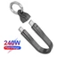 Móc khóa USB YRBWD, Cáp sạc nhanh PD240W Type C, Dây USB4.0 Type C 40Gbps cho 15 / / / 8K @ 60Hz