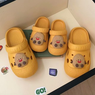 XIXITIAO Nữ Dễ Thương Sinh Viên Dép Dép Thời Trang Đi Biển Đế Mềm Mùa Hè Sandal Cha Mẹ-Con