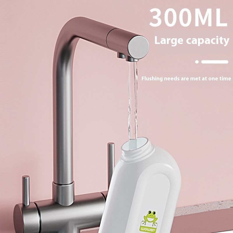 300ml Di Động Bidet Xịt Du Lịch Cầm Tay Bidet Cho Phụ Nữ Mang Thai Bé Làm Sạch Nước Máy Giặt Chai Tắm Cho Bé Mẹ Chai Di Động Bidet Phụ Kiện Riêng