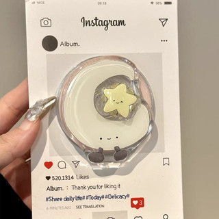 Giá đỡ từ tính xoay ngôi sao mặt trăng dễ thương cho điện thoại di động MagSafe Hấp phụ mạnh Máy tính để bàn Giá đỡ lười biếng