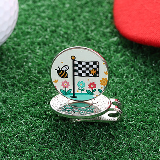 Hoa Dễ Thương Ong Cờ Men Mũ Golf Kẹp Sáng Tạo Ngộ nghĩnh Kim Loại Mũ Bóng Chày Pin Quà Tặng Cho Bạn Bè