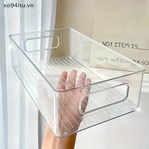 XOITU Acrylic Hộp Bảo Quản Mỹ Phẩm Để Bàn Hộp Nhựa Trong Suốt Ký Túc Xá Hộ Gia Đình Mặt nạ Da Hộp Tủ Lạnh Hộp Bảo Quản VN